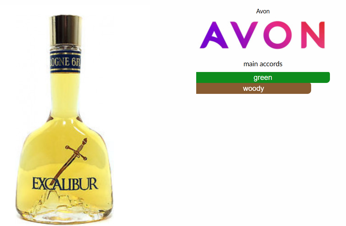 Excalibur by Avon