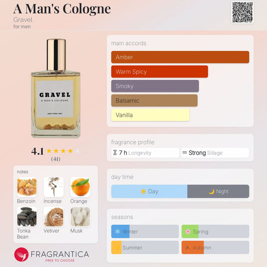 A Man's Cologne by Gravel
