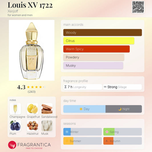 Louis XV 1722 by Xerjoff