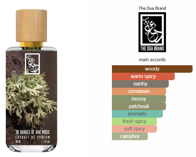 30 Shades of Oak Moss by The Dua Brand