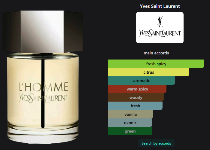 L'Homme by Yves Saint Laurent