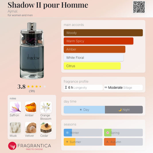 Shadow II pour Homme by Ajmal